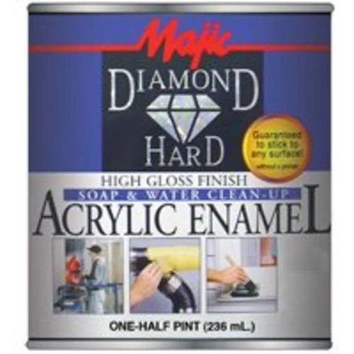 Majic Gloss Red Acrylic Enamel 1/2 Pint 8-1506-4 for Metal and Wood