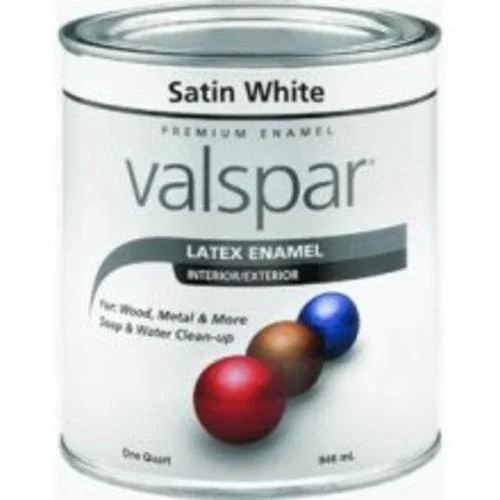 Valspar 410.0065001.005 White Acrylic Latex Paint for Interior Walls