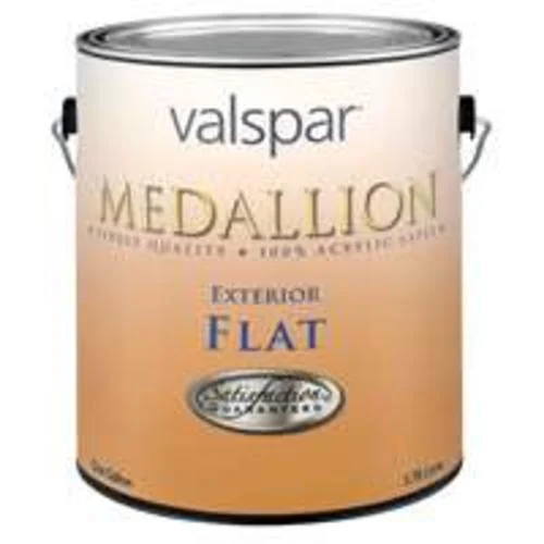 Valspar 027.0045515.007 Medallion Exterior Flat Acrylic Latex Paint for Long-Lasting Home Protection