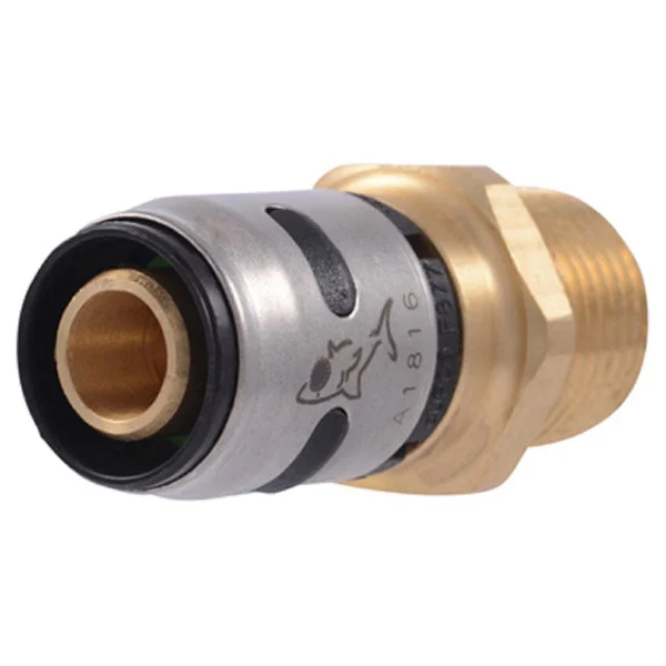 SharkBite K120A6 Push To Connect Evopex Male Brass Adapter Fitting 6 Pack