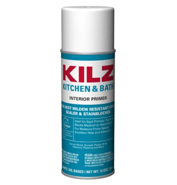 Kilz L204547 Kitchen & Bath Aerosol Spot Primer 13 Ounce