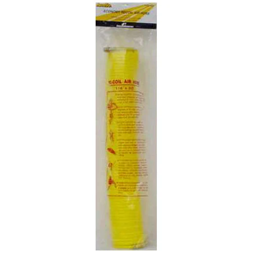 Amflo 450E-RET Recoil Air Hose Brass Yellow 1/4 Inch x 50 Feet 200 PSI