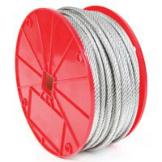Koch 003292/695911 Aircraft Cable 3/8" x 200' for Heavy-Duty Rigging and Support