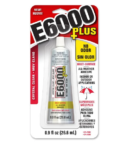 E6000 Plus 570110 All-Weather Adhesive 0.9 oz for Strong Bonding