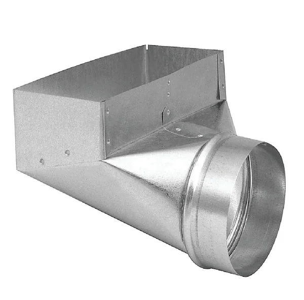Imperial GV0614 Angle Boot Galvanized Steel HVAC Duct Connector