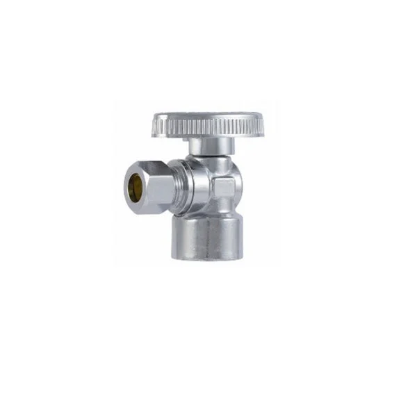 SharkBite FIPA1238Z Brass Iron Pipe Angle Stop Valve 1/2 x 3/8 Inch
