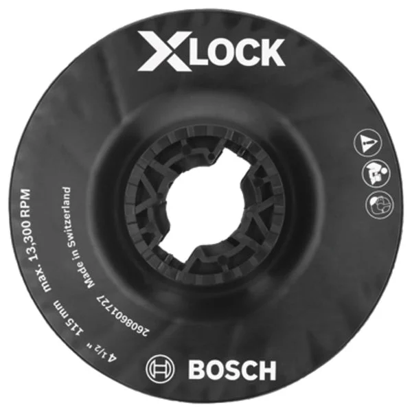 Bosch MGX0450 X-Lock Backing Pad 4-1/2 Inch for Angle Grinders