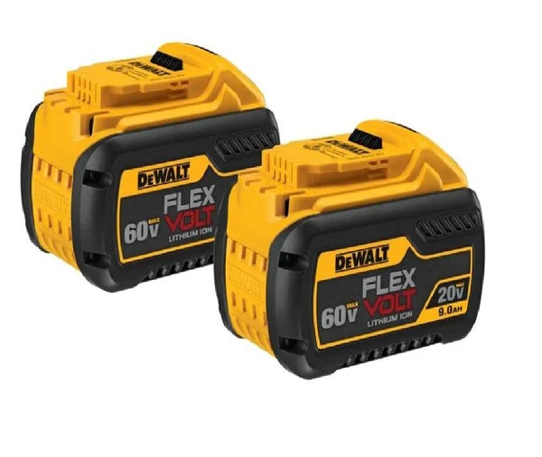 DeWalt DCB609-2 20v 60v Max Flexvolt 9.0ah Battery Pack of 2
