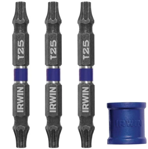 Irwin 1903514 Double-Ended Bit Set 4-Piece for Screwdrivers and Drills