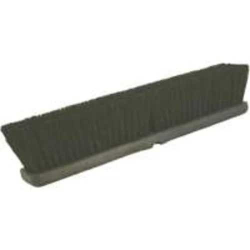Birdwell Cleaning 2026-12 Push Broom Head Tampico Fiber Black 24 x 2-5/8 x 7/8 Inch