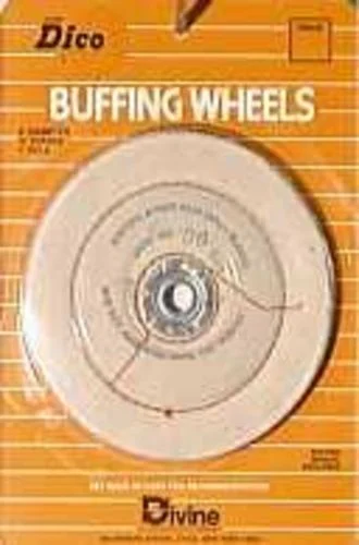 Dico Products 527-36-6 Plastic Buffing Wheel 1/4 Inch Back Polishing Wheel for Bench Grinder