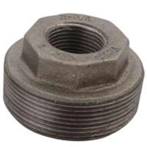 Worldwide B241 3x2 Black Malleable Pipe Bushing for Plumbing