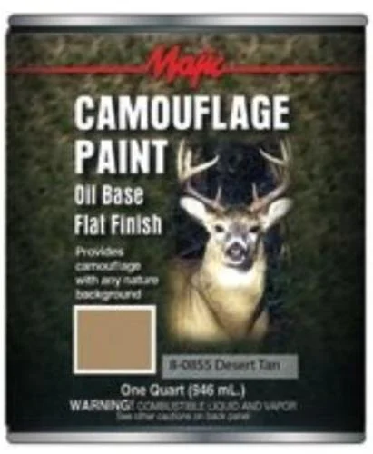 Majic 8-0855-2 Camouflage Paint 1 Quart Desert Tan for Outdoor Surfaces