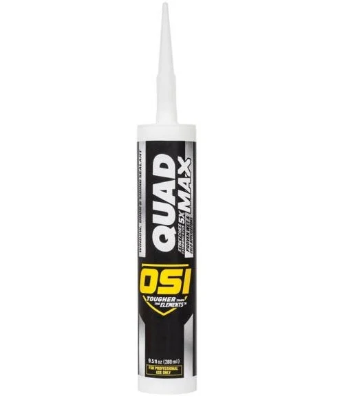 OSI 1868687 QUAD MAX Window Door & Siding Sealant 9.5 Oz Black