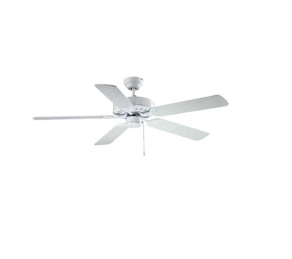 Boston Harbor 52-CASA-ES-EN-WH Ceiling Fan Without Kit White for Indoor Use