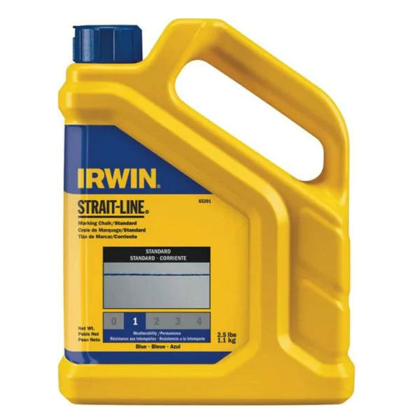 Irwin 65201 Marking Chalk 2.5Lb Blue Construction Chalk Line Refill