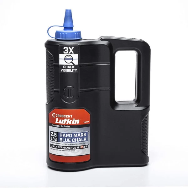 Crescent CB25BA Lufkin HardMark Blue Chalk Refill 2.5 Lbs for Chalk Lines
