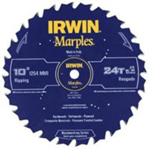 Irwin 1807366 10 Inch 24-Tooth Alternate Tooth Bevel Circular Saw Blade