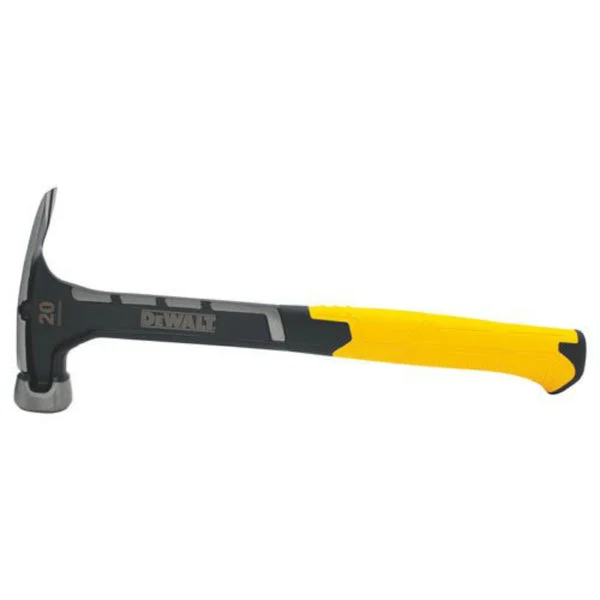 DeWalt DWHT51054 Ripping Claw Hammer Steel 20 Oz for Demolition and Framing