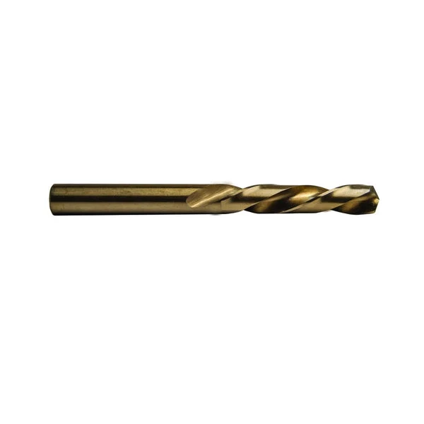 Century Drill & Tool 74124 Left Hand Cobalt Stub Drill Bit 3/8 Inch for Hardened Materials