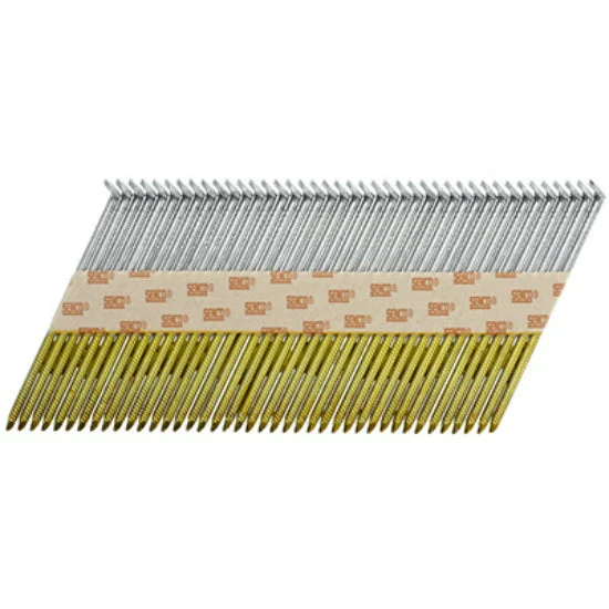 Senco G624APBXN ProHead Ring Shank Paper Tape Nails 34° 2-3/8" x 0.113" Collated Nails