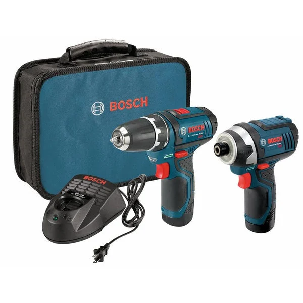 Bosch CLPK22-120 Lithium-Ion 12V Drill Driver Impact Driver Combo 2-Tool Kit