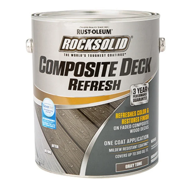 Rust-Oleum 350007 RockSolid Composite Deck Refresh 1 Gallon