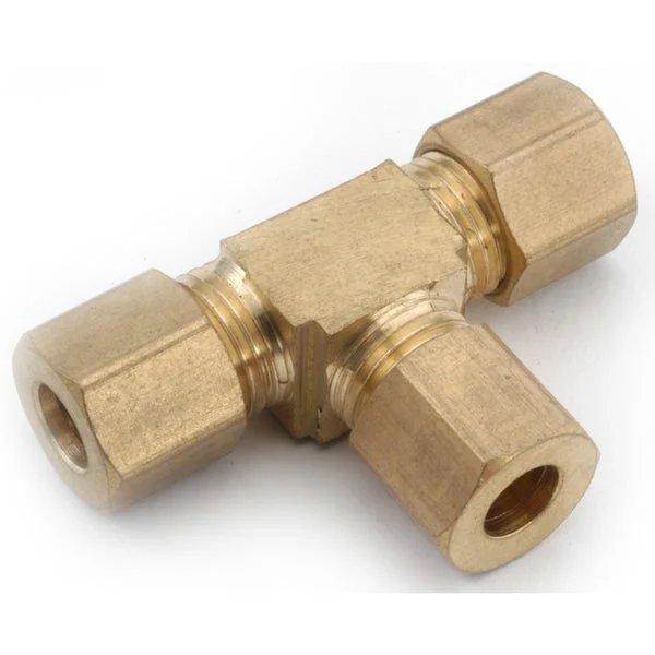 Anderson Metals Lead Free Compression Tee 5/8 for Plumbing
