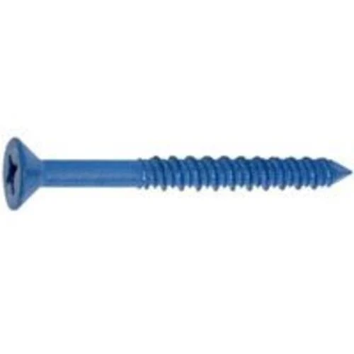 Cobra Anchors 636W Flat Concrete Screw 1/4 x 4 Inch for Masonry