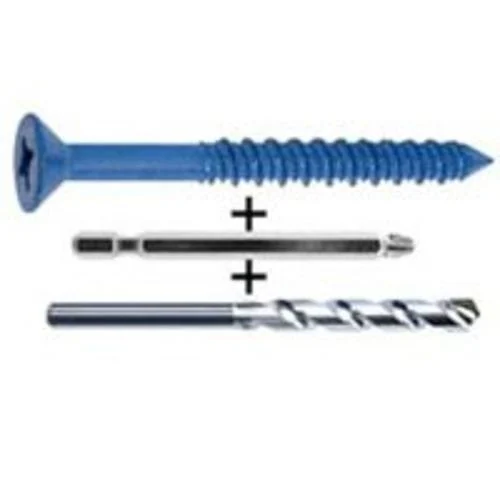Cobra 621T 3/16 x 1-3/4 Inch Flat Head Concrete Screw for Masonry