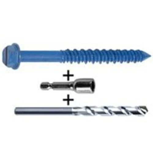 Cobra Anchors 670T Hex Head Concrete Screws 3/16 x 1-1/4 Inch for Masonry