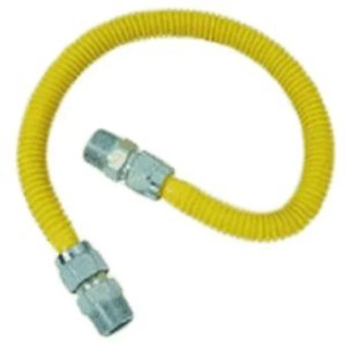 Brass Craft CSSD54-18 Gas Appliance Connector 1/2 x 1/2 x 18 for Safe Gas Line Connection