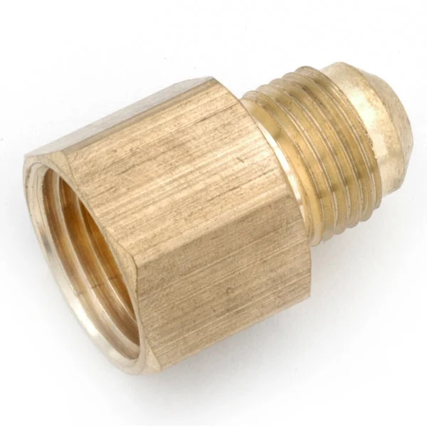 Anderson Metals Lead Free Connector 3/8 Flare x 3/4 FPT Brass Fitting