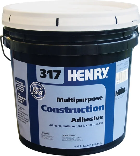 Henry 12039 Construction Adhesive Off-White 4 Gallon Pail Heavy Duty