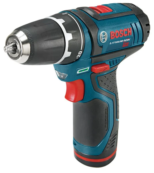 Bosch PS31-2A 12V Cordless Drill Driver 3/8 Inch Chuck for DIY and Professional Use