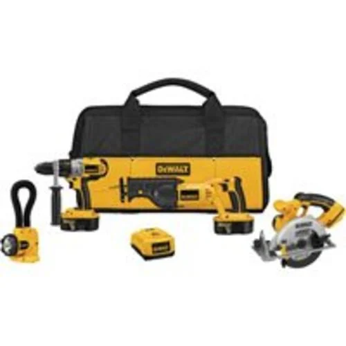 Dewalt DCK450X XRP 18V 4-Tool Cordless Combo Kit with Drill and Saw