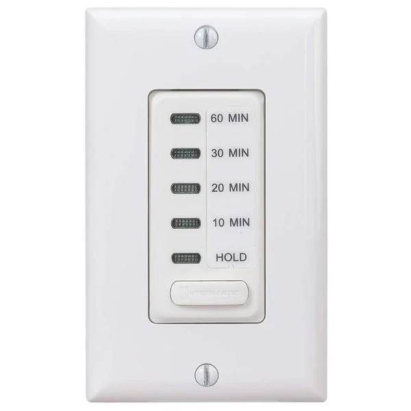 Intermatic EI210W Electronic Auto-Off Countdown Timer with Preset Times White