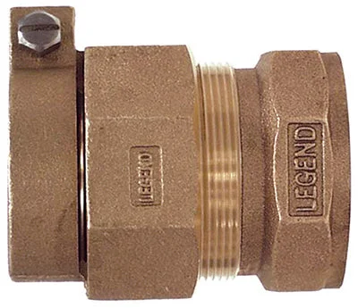 Legend Valve 313-275NL No Lead Copper Tube Size Coupling 1 Inch CTS x FIP