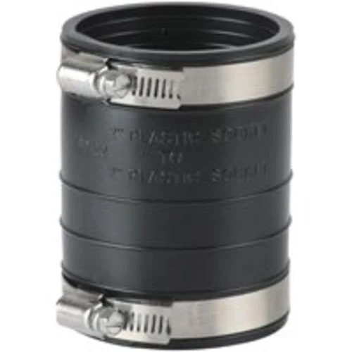 Worldwide KJ-011 Socket To Socket Coupling 3" for PVC Pipe Connections