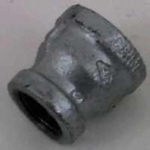 Worldwide Sourcing 24-11/2X3/4G Galvanized Malleable Reducing Coupling 1-1/2"X3/4" for Plumbing