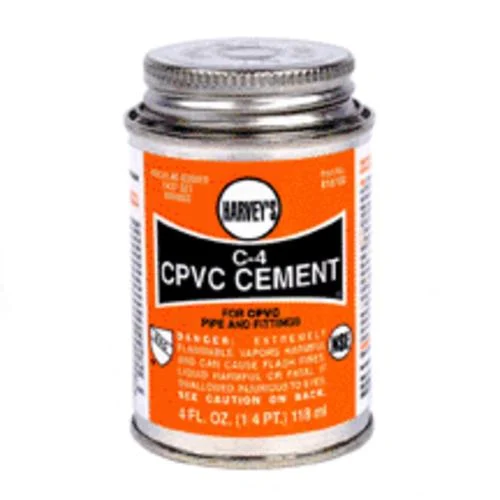 Harvey 018700-24 Orange CPVC Cement 4 Oz