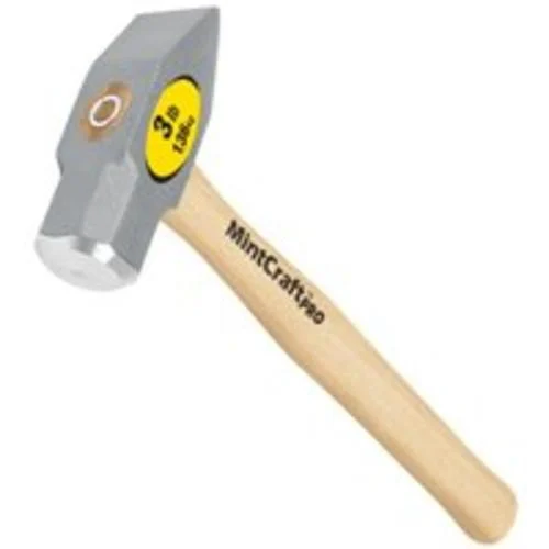 Vulcan 33702 Cross Pein Hammer 3 lbs Wood Handle for Professional Carpentry