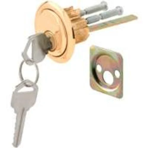 Prime Line U 9965 Zinc Rim Cylinder Lock for Secure Door Replacement