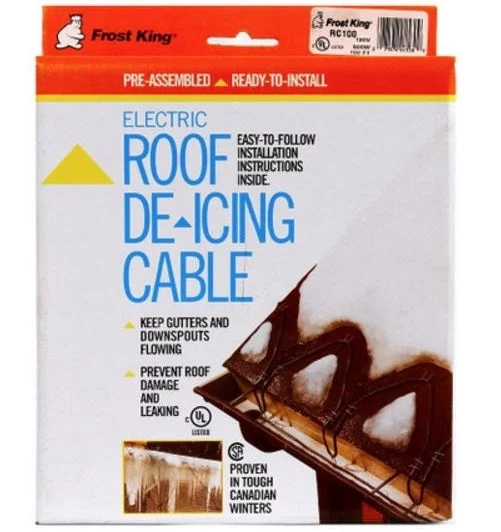 Frost King RC100 100 Foot Electric Roof and Gutter De-Icing Cable Kit