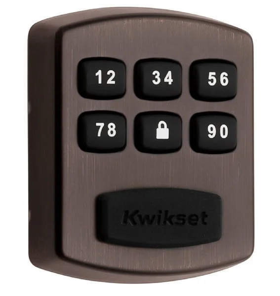 Kwikset 905 11P CP Electronic Deadbolt Venetian Bronze Smart Lock