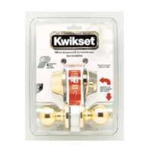 Kwikset 690P5CP6ALRCSK6 Deadbolt and Entry Lockset Combo K6 SmartKey Security