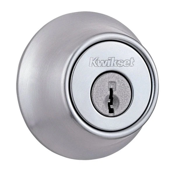 Kwikset 660 26D RCAL RCS K3 V1 Single Cylinder Deadbolt Satin Chrome