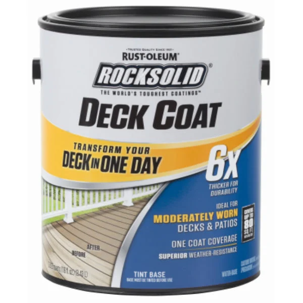 Rust-Oleum 300113 RockSolid 6x Deck Coat Adobe 1 Gallon