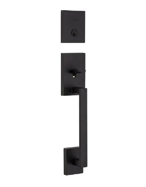 Kwikset 818SCEXHFL 514 Door Handle Set with Halifax Lever