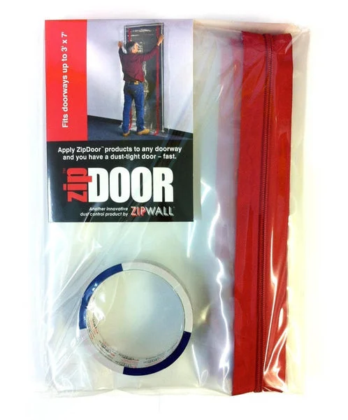 Zip Wall ZDS Zip Door Standard Doorway Dust Containment Kit 3' x 7'